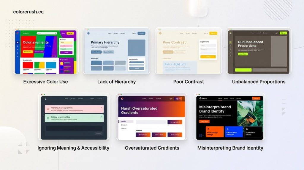 7 Color Palette Mistakes That Make Your UI Look Dated