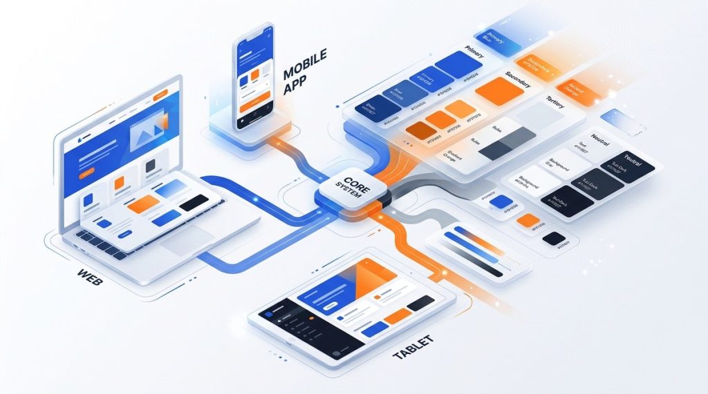 How to Build a Scalable Color System for Multi-Platform Design