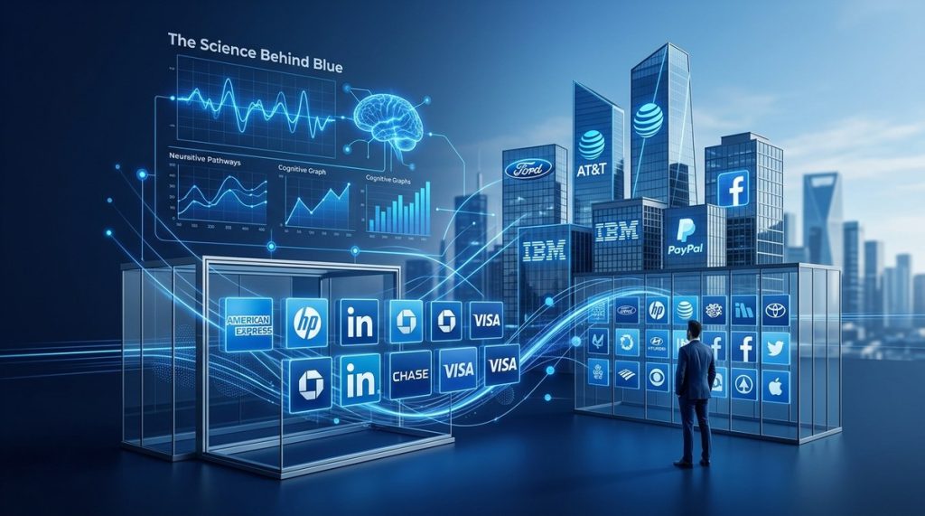 The Psychology of Blue: Why It Dominates Fortune 500 Branding
