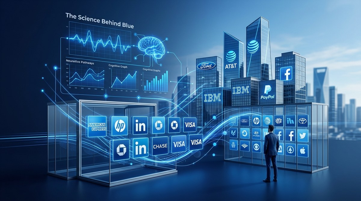 The Psychology of Blue: Why It Dominates Fortune 500 Branding